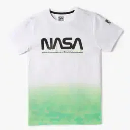 Boys Printed Relaxed Fit Crew-Neck T-Shirt-image-83