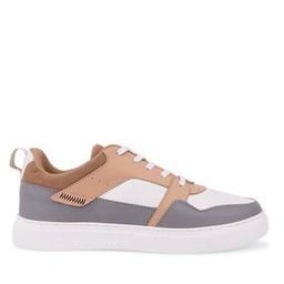 Men Lace-Up Round-Toe Sneakers-image-4