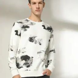Men Printed Slim Fit Crew-Neck Sweatshirt-image-12
