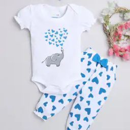 Girls Graphic Print Bodysuit with Joggers & Headband-picture-25