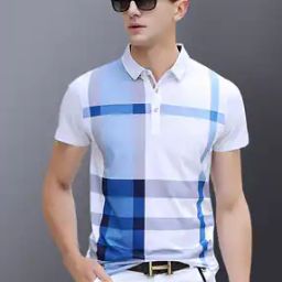 Regular Fit Checked Polo T-Shirt-image-31