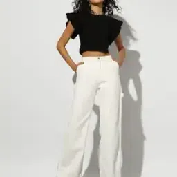 High-Rise Wide-Leg Cargo Jeans-image-68