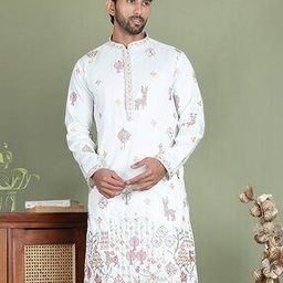 Men Embroidery Long Kurta-picture-25