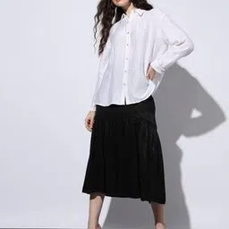 Shirt with Embellished Buttons-image-16