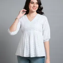 Women Embroidered Relaxed Fit Top-picture-35