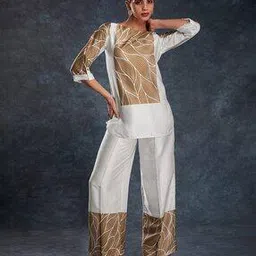 svaraa Women Linen 2-Piece Co-ord Sets-picture-45