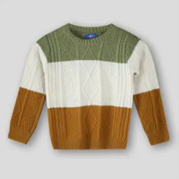 Boys Cable-Knit Round-Neck Sweater-image-33