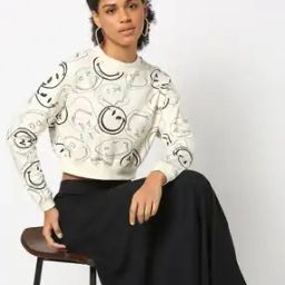 Women Graphic Print Regular Fit Sweatshirt-picture-46