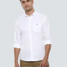Men Slim Fit Shirt with Patch Pocket-image-16