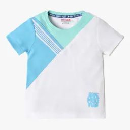Colourblock Round-Neck T-Shirt-image-18