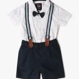 Boys Printed Regular Fit Shirt & Shorts Set-picture-26