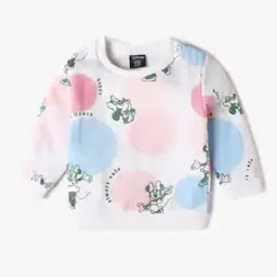 inf frendz Infants Minnie Mouse Print Round-Neck Sweatshirt-picture-39