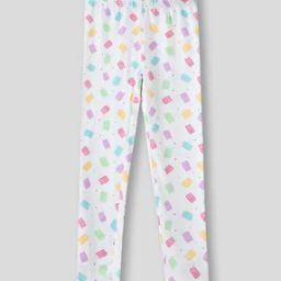 Girls All-Over Print Skinny Fit Leggings-image-88