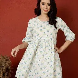 antaran Women Floral Print Relaxed Fit Tunic-picture-25