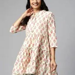 Floral Print Flared Tunic-image-19