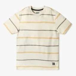 yb dnmx Boys Striped Relaxed Fit Crew-Neck T-Shirt-picture-27