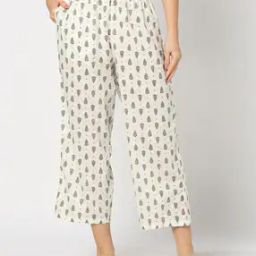 Women Leaf Print Regular Fit Pants-image-74