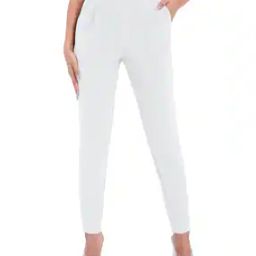 High-Rise Skinny Fit Trousers-image-75