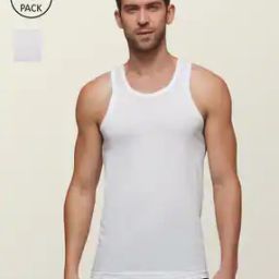 Pack of 4 Solid  Vest-picture-10