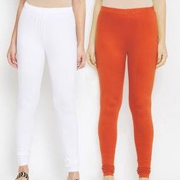 Pack of 2 Leggings with Elasticated Waist-image-98