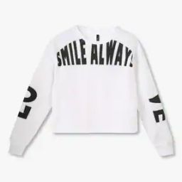Girls Typographic Print Relaxed Fit Crew-Neck T-Shirt-image-21