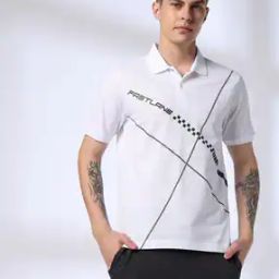 Men Striped Regular Fit Polo T-Shirt-10