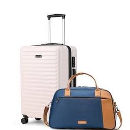 Men Striped Luggage Bag with Duffle Bag-image-20
