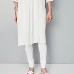 Women Churidar with Elasticated Waist-image-122