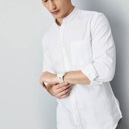 max Men Slim Fit Cotton Shirt with Patch Pocket-picture-13