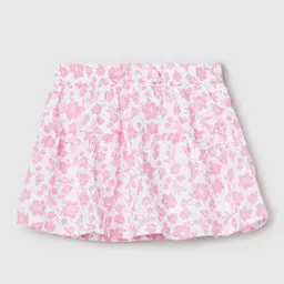 Girls Floral Print A-Line Skirt-picture-39