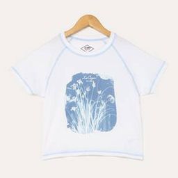 Women Graphic Print Regular Fit Crew-Neck Crop T-Shirt-image-1