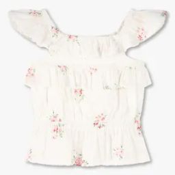 kg frendz Girls Floral Print Regular Fit Top-picture-42