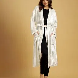 Bath Robe with Waist Tie-Up-image-13
