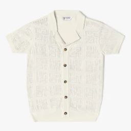 Boys Patterned Relaxed Fit Cotton Shirt-picture-13