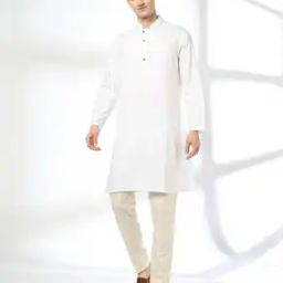 Men Slim Fit Straight Kurta-image-7