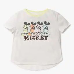 Disney Mickey Mouse Print Round-Neck T-Shirt-image-40