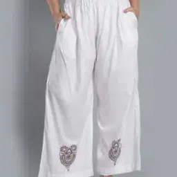 Women Printed Palazzos with Slip Pockets-image-51