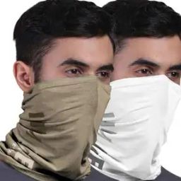 Pack of 2 Men Typographic Print Bandanas-picture-25