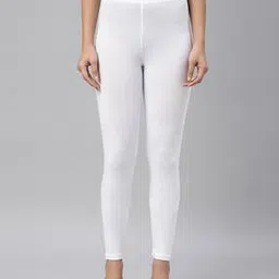 Ankle-Length Leggings with Elasticated Waistband-image-72