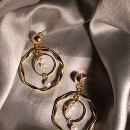 Beaded Hoop Earrings-image-52