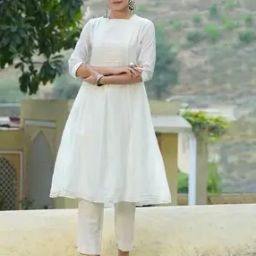 juniper Textured A-line Kurta-picture-9