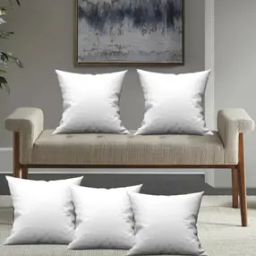 Pack of 5 Square Polyester Filling Cushions-5