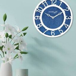 Denim Textured Wall cum Table Clock-picture-41