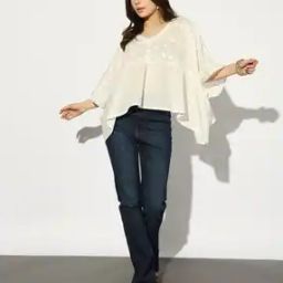 3 D Floral Kaftan Top-55