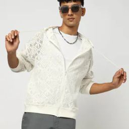 Men Patterned Relaxed Fit Hoodie-picture-18