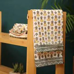 Floral Print Cotton Hand Towel-52