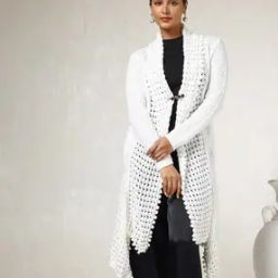 Women Regular Fit Shrug with Insert Pockets-18
