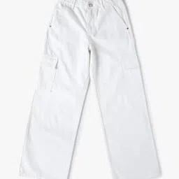 Mid-Rise Wide-Leg Cargo Jeans-image-48