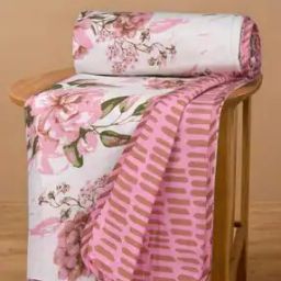 Floral Print Reversible Double Dohar-6