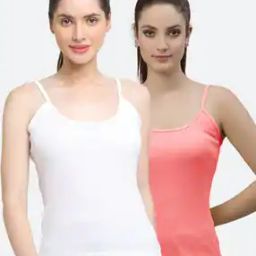 Pack of 2 Sleeveless Camisole with Adjustable Straps-image-45